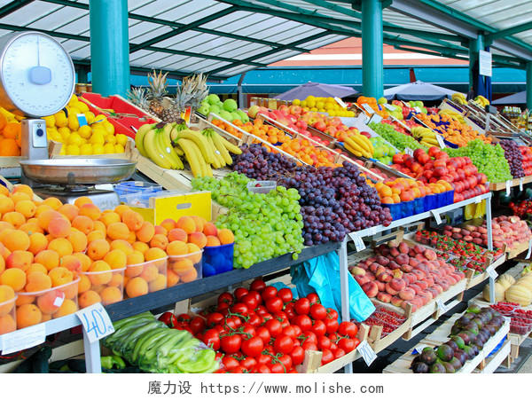 市场菜市场水果摊水果